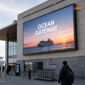 Pantalla LED para Exteriores con Certificación IP66, Resistente al Agua, para Terminales de Cruceros, Entradas de Puertos, Publicidad en Turismo Marítimo, con Certificación CE - Product Image 1