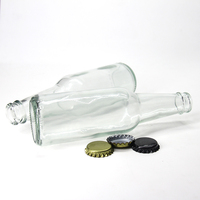 Bouteilles en verre à bouchon couronne gravé 33 cl en gros pour Kombucha, jus, bière et soda