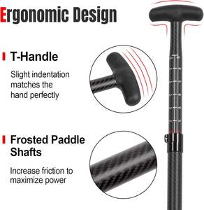 ไม้พายเรือมังกรคาร์บอนไฟเบอร์ปรับได้หลากสี ได้รับการรับรองจาก IDBF มีจำหน่าย - Product Image 5