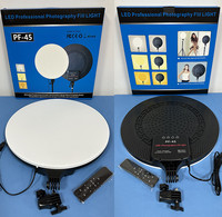 Panneau lumineux LED pour la photographie professionnelle Vidéo Température de la lumière 3200K-6500K Luminosité réglable Multiple