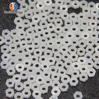 Écrou hexagonal en nylon, écrou en plastique blanc avec capuchon de vis noir, tailles M2 M2.5 M3 M4 M5 M6 M8 M10 M12