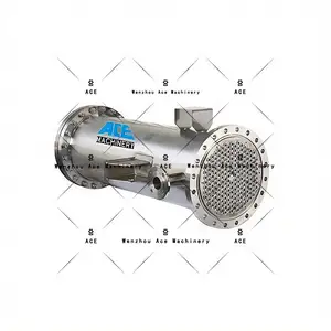 Industrial Ss304 Stainless Steel Titanium Inner Fin Heat Exchanger R22 Shell And Tube