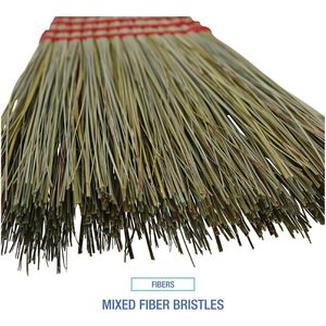 ไม้กวาดด้ามยาว MXDFBR พร้อมที่โกยผงด้ามอลูมิเนียมทนทาน สำหรับใช้ในบ้านและนอกบ้าน หัวไม้กวาดทำจากพลาสติก TPR PET PP - Product Image 6