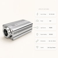 Premium Auto-Dachhimmel LED-Sternenhimmel APP-Fernbedienung RGBW Leuchtende Glasfaser Dimmbare Sternenlicht-Dekorationssets für Autoinnenräume
