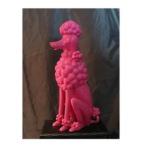 Venta al por Mayor de Estatuas de Perro Caniche de Fibra de Vidrio Personalizadas <span class=keywords><strong>a</strong></span> Precio de Fábrica - Product Image 1