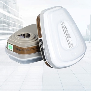 หน้ากากกันแก๊สพิษกึ่งหน้าแบบกันรังสี CBRN รุ่น 2025625-18 ยี่ห้อกวงอัน พร้อมแผ่นกรองป้องกันสารเคมีและรังสี - Product Image 6