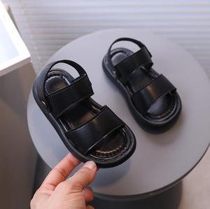 Thời Trang Mở Toe Unisex Dép Phẳng Mềm Mại Có Chân Chống Trượt Trẻ Em Dép Trẻ Em Thoáng Khí Của Giày Dép Dép - Product Image 4