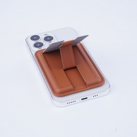Casing ponsel kulit PU magnetik, dompet kartu kulit PU dengan dudukan, tempat kartu kredit untuk IPhone 17 Pro Max