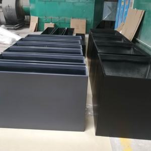 Europe Style Large Rectangular White Outdoor <b>Plant</b> Box Hotel and Garden Flower <b>Pot</b> for Big Trees Floor Usage - Product Image 5