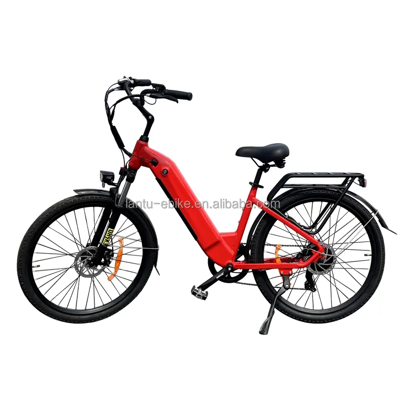 महिलाओं के लिए सस्ती कीमत थोक मूल्य इलेक्ट्रिक बाइक स्टेप थ्रू 250w 500w 750w ई बाइक इलेक्ट्रिक क्रूजर बाइक