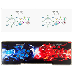 <span class=keywords><strong>Console</strong></span> <span class=keywords><strong>Arcade</strong></span> Retrò Classica da Tavolo per 2 Giocatori con Joystick, Giochi 3D, Scheda di Gioco Pandora, Costruzione in Metallo e Acrilico, Versione Inglese - Product Image 3