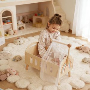 Baby Doll Bunk Beds Doll <strong>Cribs</strong> for 18 Inch Dolls Wooden Doll Beds <strong>Cribs</strong> Fits <strong>American</strong> Girls (Wood 2 Pcs Beds) - Product Image 6