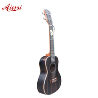 Ukulele Aiersi en Ébène Java, Fabrication OEM/ODM, Instrument à Cordes de Haute Qualité Fabriqué en Chine pour les Amateurs de Musique