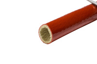 Gaine en maille de fibre de verre en résine de silicone : Enveloppe isolante haute tension pour four industriel et gaine de câbles électriques
