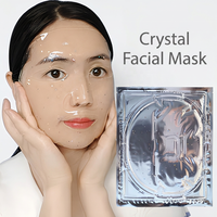 Masque Visage Hydrogel au Collagène Scintillant en Gros, Éclaircissant, Hydratant, Raffermissant, Effet Peau de Verre, Masque en Tissu Végétalien, Marque Privée