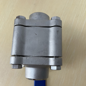 Conexión de 3 piezas de acero forjado 304 para alta temperatura 425 grados, 64 bar, con rosca de 2 vías, soldadura a tope, sellado hermético, bola de 800LB 1500LB - Product Image 1