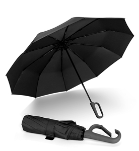 Paraguas con Diseño Personalizado FO, Material Pongee Clásico, Mango con Cierre de Gancho y Lazo Único para Promociones - Product Image 2