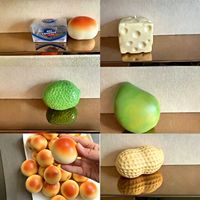Jouet Squishy en forme de pomme de terre, parfum mangue, changeant de couleur, à rebond lent, blocs de construction, anti-stress, portable