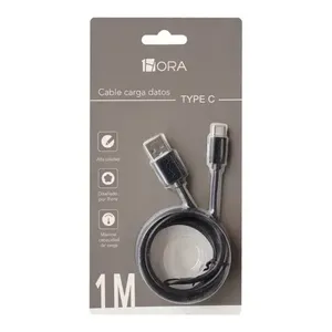 Cable de Carga Rápida USB Tipo-C a Micro-USB de 1 Metro, 3A, Transmisión de Datos USB3.0, Cables de Cobre Puro para Uso con Computadora, Plástico - Product Image 1