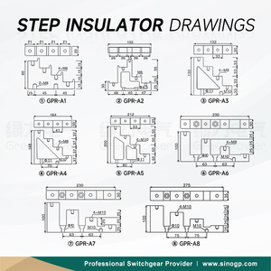 <span class=keywords><strong>GPR</strong></span>-A3 SMC Đồng bước cách điện cho thanh cái điện áp thấp hỗ trợ hệ thống phân phối điện thiết bị điện cao - Product Image 5