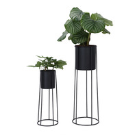 Innen- und Außenbereich Heimdekoration Aluminium/Weichstahl Blumentopfhalter Hängeständer Gestanztes Design Anpassbare Farbe Pflanzenpflege ISO9001