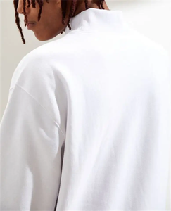 <span class=keywords><strong>Sudadera</strong></span> Personalizada <span class=keywords><strong>de</strong></span> <span class=keywords><strong>Cuello</strong></span> Alto, Manga Larga, Lisa, <span class=keywords><strong>Blanca</strong></span>, <span class=keywords><strong>de</strong></span> Algodón, Felpa, <span class=keywords><strong>Cuello</strong></span> Redondo - Product Image 3