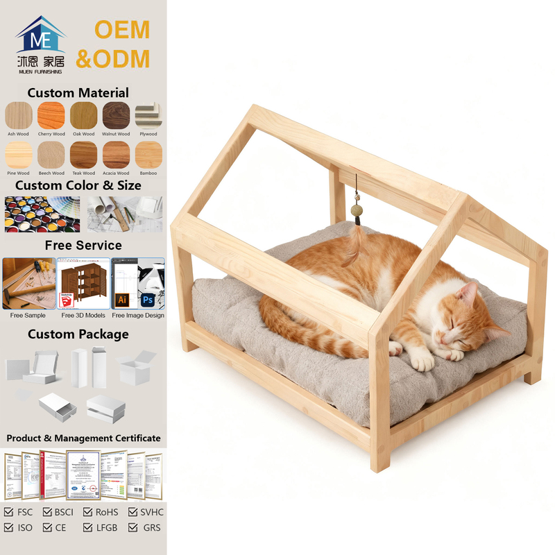 Modern Natural Wood Eco Friendly Durable