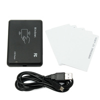 Lector de tarjetas RFID de proximidad de 125khz, interfaz USB, lector de tarjetas inteligentes, compatible con EM ID EM4100 TK4100 para sistema de acceso de seguridad
