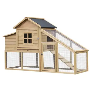 Chicken Coop for 4 Chickens Nesting Box for Chickens with Removable Tray