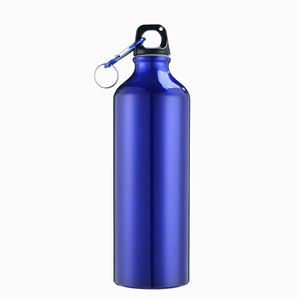 Bouteille d'eau sport en aluminium métallique réutilisable, personnalisable, colorée, promotionnelle, 20 oz, 500 ml, 750 ml, avec étui et mousqueton - Product Image 2