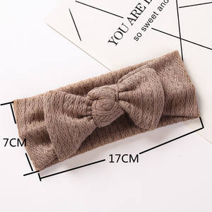 <span class=keywords><strong>Bandeau</strong></span> pour filles en tricot pour nouveau-né et enfant en bas âge cadeau de <span class=keywords><strong>naissance</strong></span> Turban bandeaux élastiques pour enfants accessoires de cheveux pour <span class=keywords><strong>bébé</strong></span> fille - Product Image 6