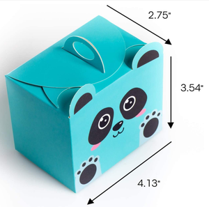 24 Cajas de Regalo de Cartón Reciclable con Temática de Jungla y Asas para Fiestas Infantiles, Safari, Zoológico, Dulces, Golosinas y Bocadillos - Product Image 3