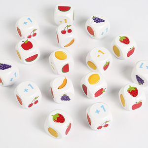 Offre spéciale en bois <span class=keywords><strong>dés</strong></span> animaux motif petite enfance Cognition Parent enfant cartes d'appariement interactives jouets éducatifs pour enfants - Product Image 2