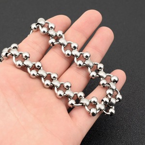 New Simple <b>Titanium</b> Steel <b>Chain</b> Collarbone Necklace Silver Plated Fashionable Popular Design Women's Necklaces Wholesale Jewelry - Product Image 2