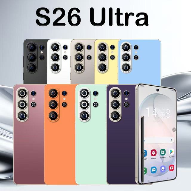 Top Quality S26 Ultra 4G Smart Phone 6.8 Inch Android 15 Smart Original Phone 8000mah Mobile Phone 16+1TB