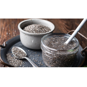 Semillas de Chía Negras Naturales, Ricas en Proteínas y Fibra, Ingrediente Superalimento Saludable para Hornear, Ensaladas, Bebidas y Nutrición Diaria - Product Image 1