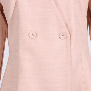 Nouvel ensemble décontracté 2 pièces tendance : pantalon large taille haute à coupe droite et haut à col en V à manches longues avec laçage - Product Image 5