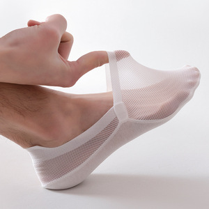 <span class=keywords><strong>Calcetines</strong></span> <span class=keywords><strong>Invisibles</strong></span> de Verano para <span class=keywords><strong>Hombre</strong></span>, Antideslizantes, Transpirables, de Malla, Mezcla de Poliéster y Algodón, Corte Bajo, para Zapatillas y Mocasines - Product Image 3