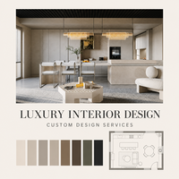 Designs d'intérieur de maisons de luxe avec un salon contemporain, rendu 3D et aménagement spatial