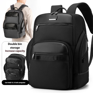 <span class=keywords><strong>Sac</strong></span> à <span class=keywords><strong>dos</strong></span> d'affaires de voyage multifonctionnel léger et durable à logo personnalisé, avec chargement USB, pour ordinateur portable de 15,6 pouces – Vente chaude - Product Image 2