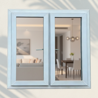 Ventanas Abatibles de PVC de Primera Calidad, Doble Acristalamiento, Eficiencia Energética, para Exteriores, Residenciales y Villas
