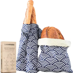 Homemade <b>bread</b> <b>bag</b>, detachable beeswax <b>bread</b> <b>bag</b>, sourdough <b>bag</b>, detachable padding, shopping <b>bag</b> - Product Image 1