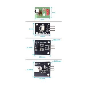 Taidacent <span class=keywords><strong>38Khz</strong></span> hx1838 IR Emitter và <span class=keywords><strong>Receiver</strong></span> từ xa kit điều khiển từ xa Xe Kit hồng ngoại điều khiển từ xa Kit - Product Image 4