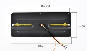 Nhà sản xuất của LED điện tử f-loại Dazzle Wing đèn hậu 12/24V xe tải phía sau lần lượt phanh ánh sáng cần thiết đuôi ánh sáng cho xe tải - Product Image 2
