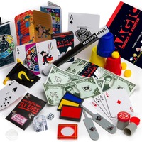 Kit de tours de magie avec éponge et bâton magique, jouets d'illusion de close-up amusants, accessoires personnalisés pour spectacles et vente en gros