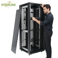 Armoire de serveur Starlink personnalisée de 19 pouces, armoire réseau OEM ODM pour centre de données