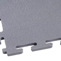 Tapete de PVC Industrial Encastrable con Sistema de Clic - Diseño Moderno, Impermeable, Alta Capacidad de Carga, Superficie Antideslizante para Uso en Talleres