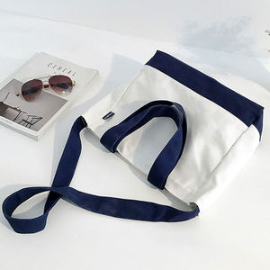 Customized Zipper Canvas Handbag for Women Canvas Shopping <b>Bag</b> with Customizable Logo - Product Image 3