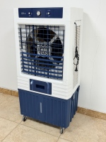 Refroidisseur d'air évaporatif personnalisé avec logo OEM ODM, réservoir 140L, 380W, moule privé, marque privée, approvisionnement en gros, CE CB, vente en gros