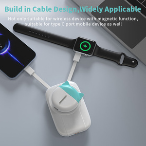 Schitec Imanes Cargador portátil Ultra Delgado 5000mAh 15W Banco de energía magnético inalámbrico con soporte plegable - Product Image 5